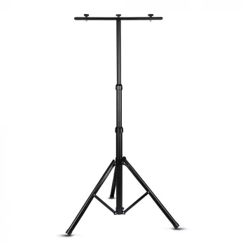   V-TAC Háromlábú tartóállvány reflektorokhoz (TRIPOD) fekete színű 900 x 940 - 1800 mm - 9546