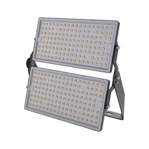 V-TAC 500W LED reflektor 135lm/W 6500K fekete házas 1m hosszú vezetékkel - 97212