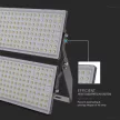 V-TAC 500W LED reflektor 135lm/W 6500K fekete házas 1m hosszú vezetékkel - 97212