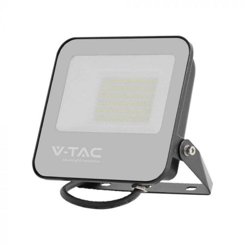 V-TAC 50W LED reflektor  4000K fekete házas 185lm/W - 9892