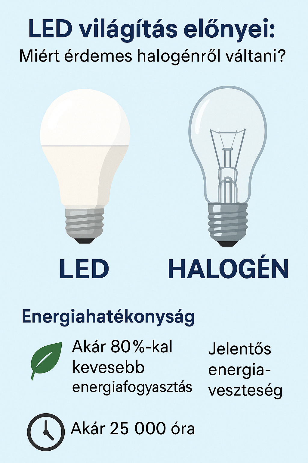 LED világítás előnyei: Miért érdemes halogénről váltani?